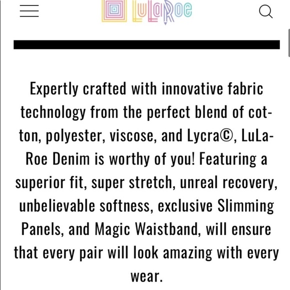 LuLaRoe Jeans Size 40 NWOT - Picture 12 of 16